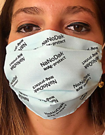 Barbijo NaNoDak N98 Antibacterial para adultos NanoDak