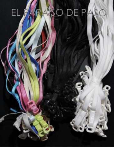 Breteles fino de Tela - Gancho Plastico BRETELES