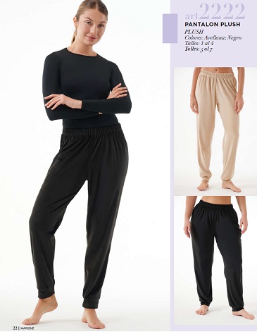 Pantalon plush T1/4 MARIENE