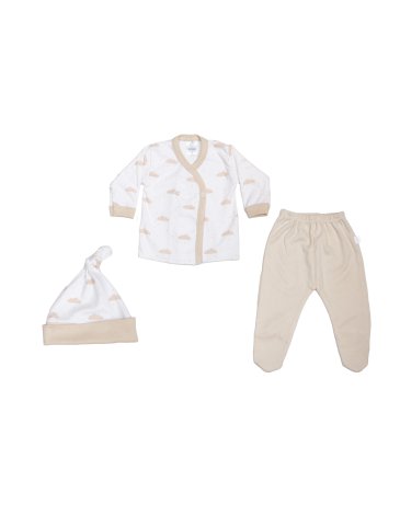 Pack En Caja Conjunto Batita Bebe M/L Medio Osito y Gorrito GAMISE