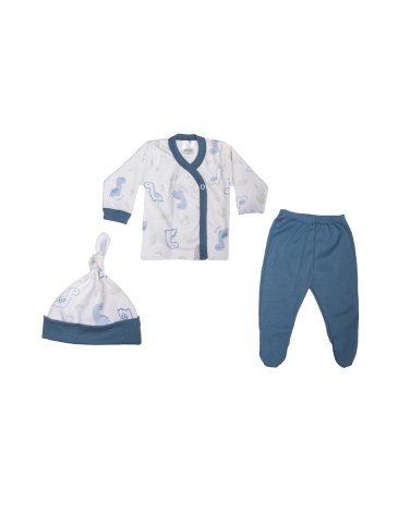 Conjunto Batita ML,  Medio Osito y Gorrito Bebe GAMISE