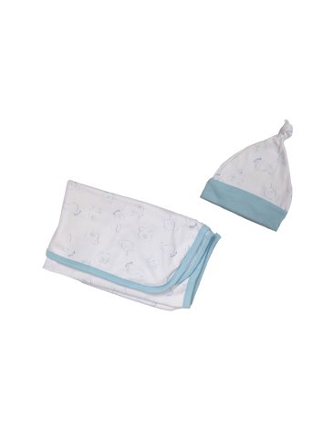 Mantilla y Gorrito Bebe GAMISE