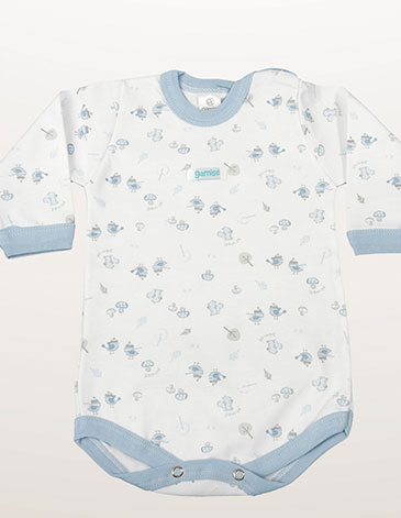 Body bebe m/larga T0/4 GAMISE