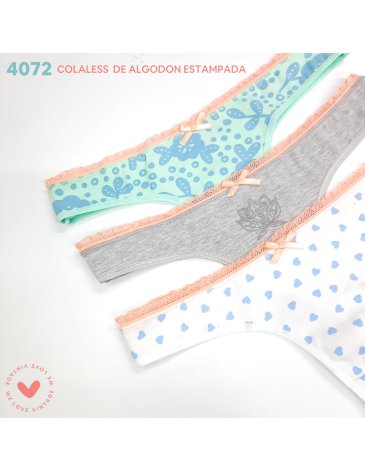 Colaless alg y lycra Pack x3 VINTAGE