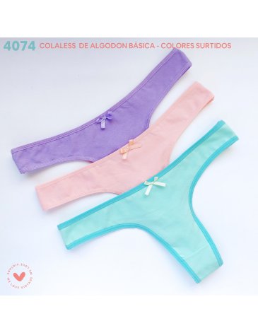 Colaless Pack x3 Alg y Lycra VINTAGE