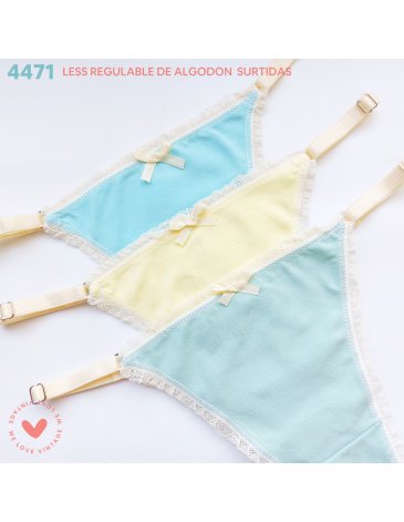 Colales regulable alg y lycra Pack x3 VINTAGE