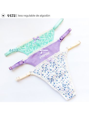Colaless regulable alg y lycra Pack x3 VINTAGE