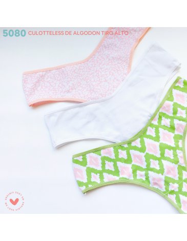 Culotteless alg y lycra Pack x3 VINTAGE