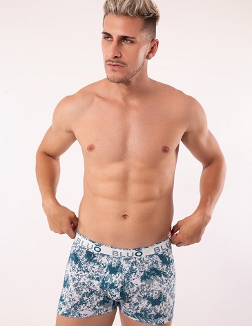 Boxer alg y lycra estampado TS/XXL BLUO