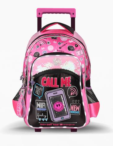 Mochila Carro Con Luz Led 18 