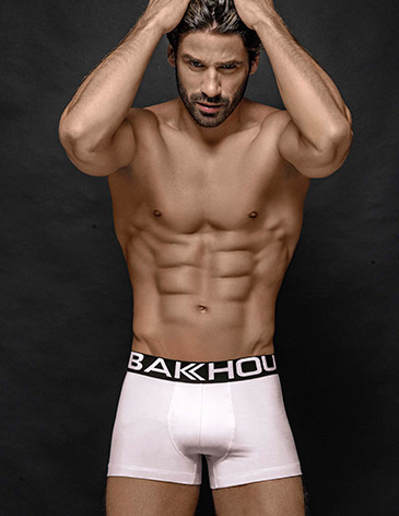 Boxer alg. y lycra liso T S AL XXL BAKHOU