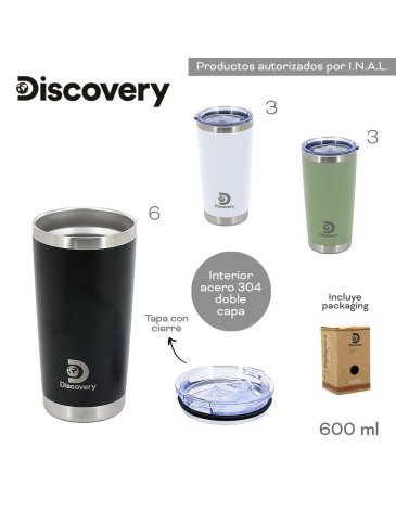 Vaso Termico 600 ML DISCOVERY