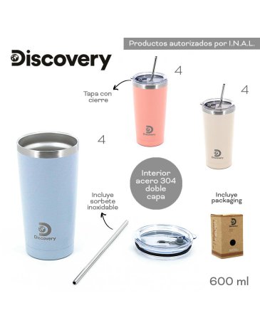 Vaso Termico 600 ML DISCOVERY