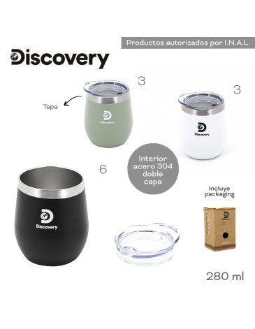 Mate c/ Tapa 280 ml DISCOVERY