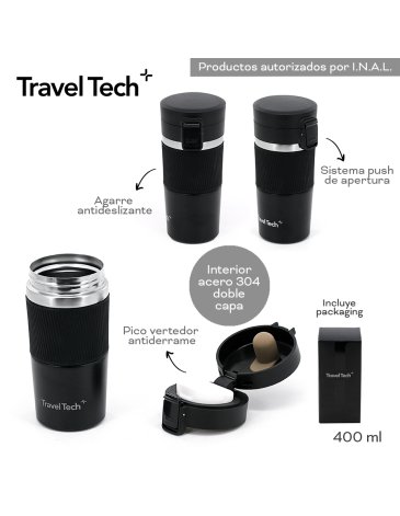 Vaso Termico 400 ML TRAVEL TECH