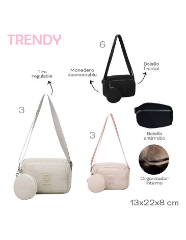 Morral C/Monedero TRENDY