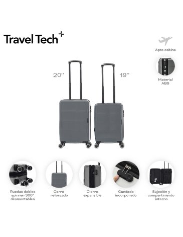 Set Vaqlijas  Doble Carry On 19