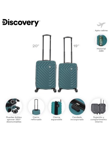 Set de Valijas Doble Carry ON 19