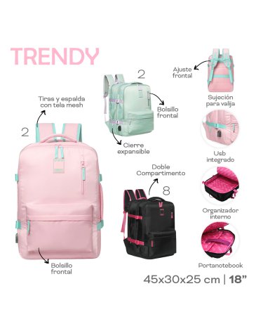 Mochila Viral de Viaje 18