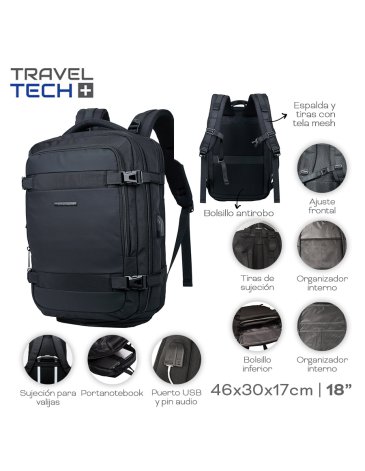 Mochila de Viaje Portanotebook 18