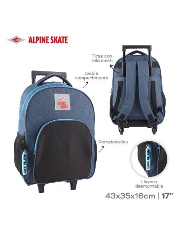 Mochila carro 17 Pulgadas ALPINE SKATE