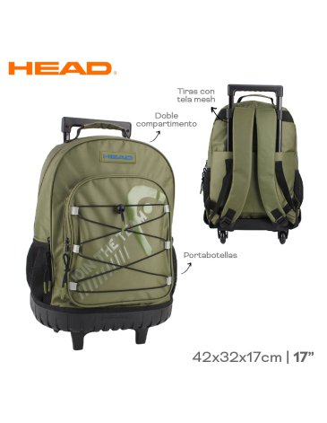 Mochila carro 17 Pulgadas HEAD