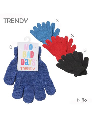 Guante Infantil x docena TRENDY