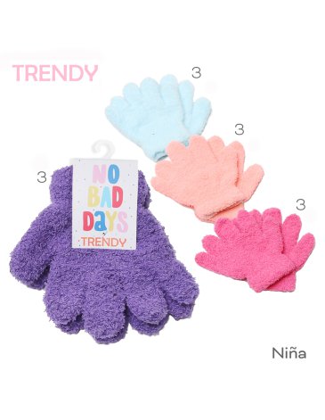 Guante Infantil x docena TRENDY