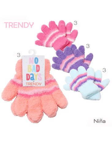 Guante Infantil x docena TRENDY