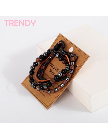 Pulsera Piedras set x 3 TRENDY