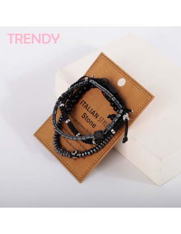 Pulsera Piedras set x 3 TRENDY