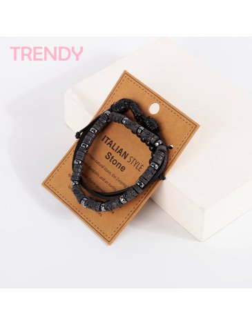 Pulsera Piedras set x 3 TRENDY