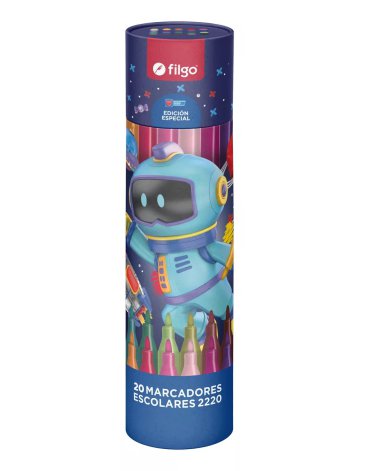 Marcador Pinto 2220 / Estuche x 20 fantasia Gamer FILGO