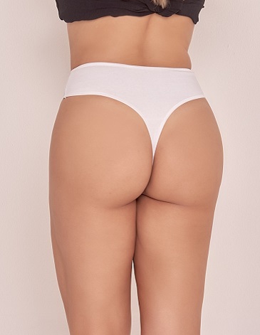 Pack x 3 Cola less alta de algodón y lycra TIENTO