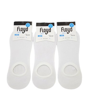 Zoquete invisible lisa blanco FLOYD