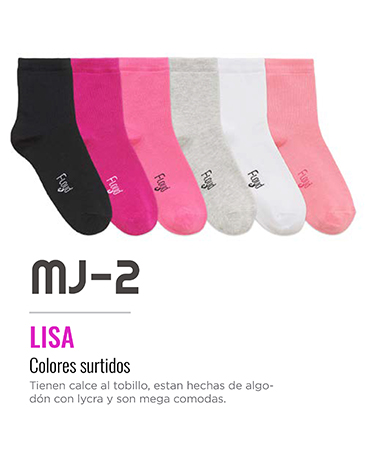 Media 1/4 caña liso colores surtidos FLOYD