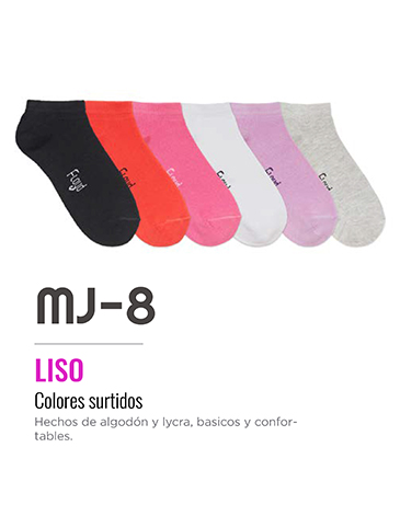 Soquete liso colores surtidos FLOYD