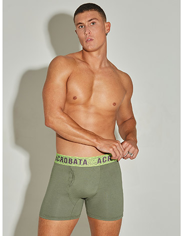 Boxer alg y lycra c/bragueta TS AL XXXL ACROBATA