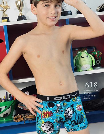Boxer estampado T8 AL 14 LODY KIDS
