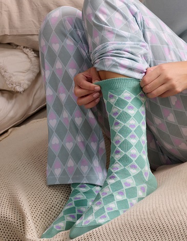 Medias 3/4 con motivos surtidos MARCELA KOURY