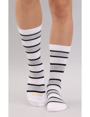 Media 1/2 caña rayada - MARCELA KOURY