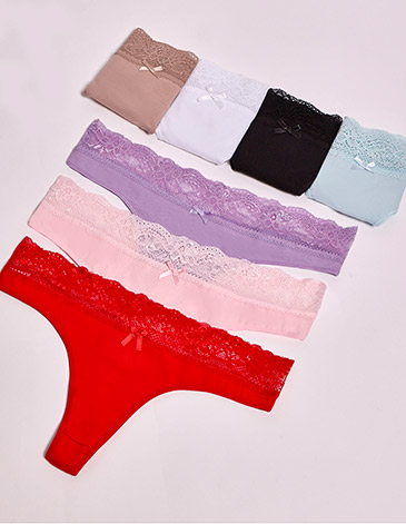 Colales especial algodon y lycra c/puntilla Pack x3 BERLIN