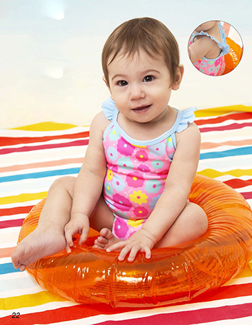 Entera bebe con volados de 6 a 15 meses ELEMENTO