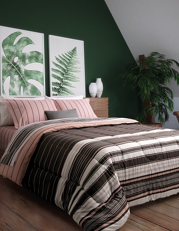 Acolchado reversible 2 1/2 pl ALCOYANA