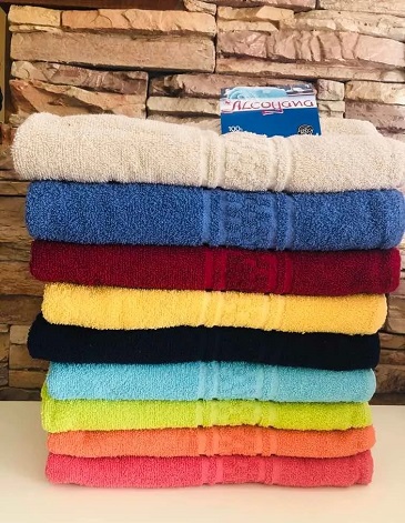 Toallon cuadros 100% algodon 400gr - ALCOYANA