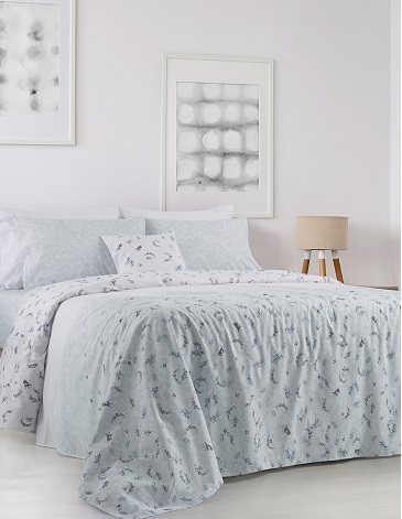 Juego de sabana Estudio Percal 144 Hilos 1 1/2 PL ALCOYANA