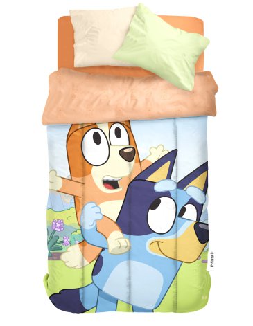 Acolchado BLUEY 1 1/2 pl PIÑATA