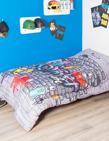 Acolchado 1 1/2 pl STREET PIÑATA