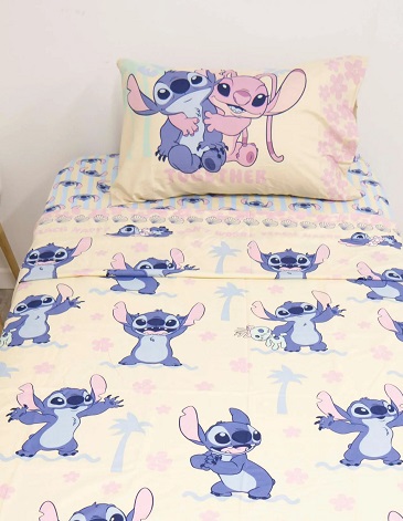 Sábanas 3 piezas 1 1/2 plaza STITCH PIÑATA