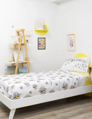 Juego de Sábanas 1 1/2 plaza MARGARITA PIÑATA